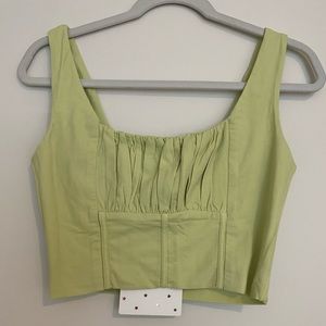 Brand New Hello Molly Green Top - Never Worn w/ Tags